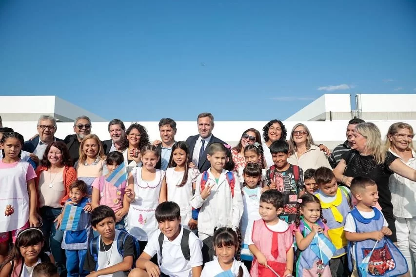 Con Kicillof y Sileoni se inauguró el Polo Educativo de Pilar