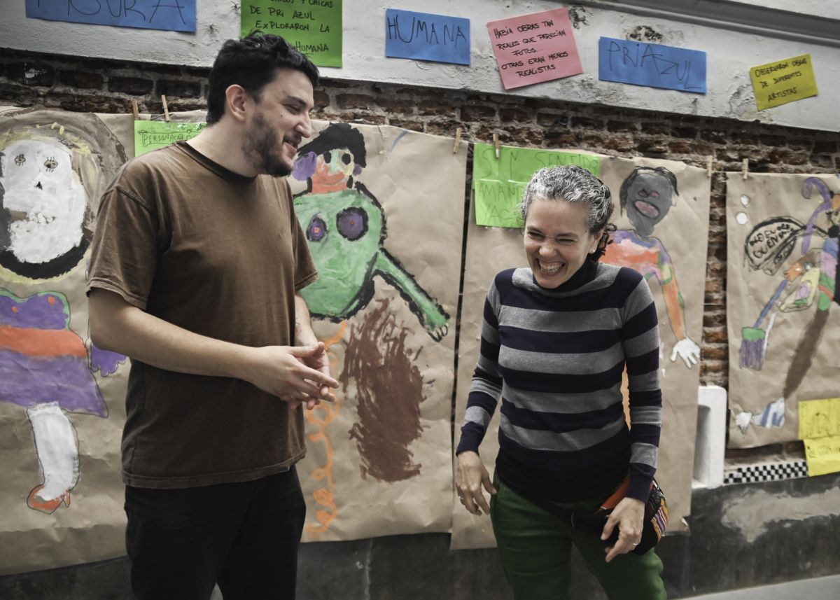 Camilo Carrizo Carbonell y Serena Colombo en Mundo Nuevo.