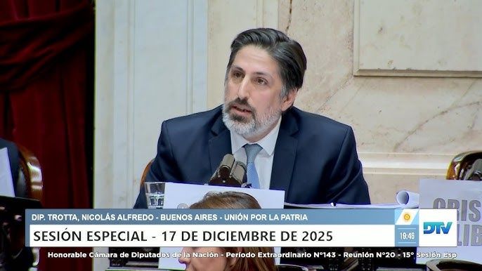 Diputado Nicolás Trotta.