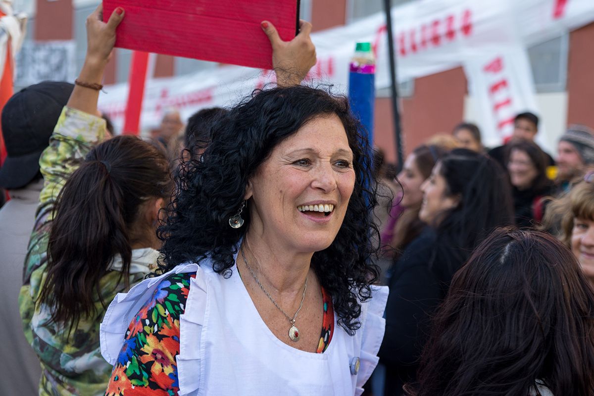 Susana Reyes, maestra fundadora de la Escuela Isauro Arancibia.