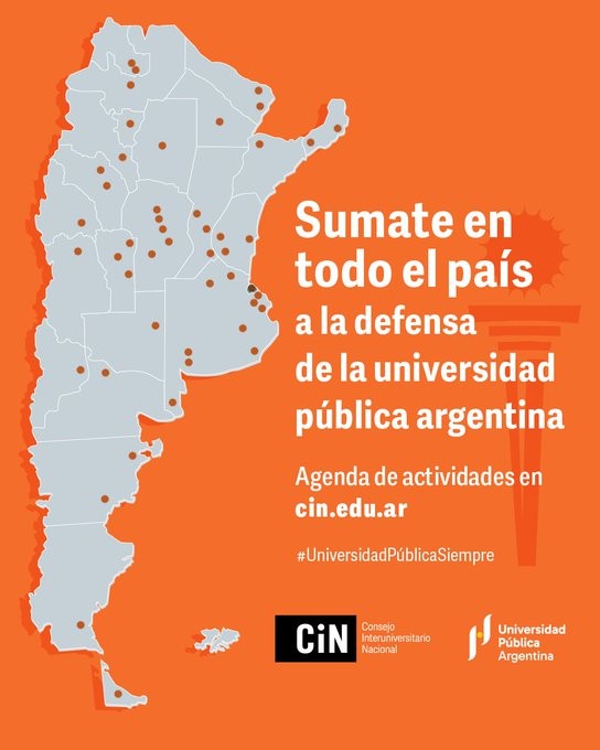 Esta es la agenda de la jornada nacional La universidad NO se apaga