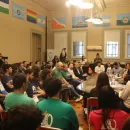 La comunidad universitaria anticipó en el Congreso la movilización del 12M
