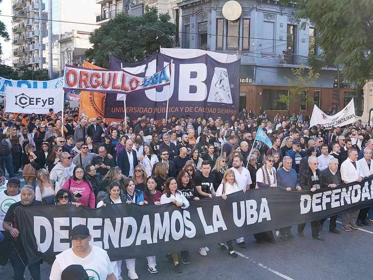 Tras la masiva marcha, la UBA exige a la Corte que se expida sobre el financiamiento